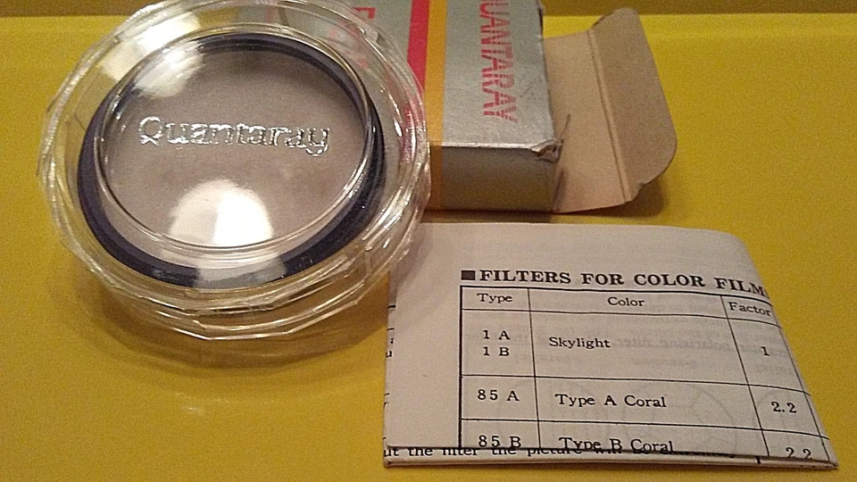 Quantaray 49mm Skylight Filter 1A New in Box with Instructions - Image 4 of 4