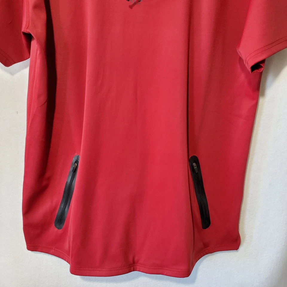 Sudadera Active Faith para mujer XXL Performance sudadera con capucha en nombre de Jesús juego roja Foto 4 de 4