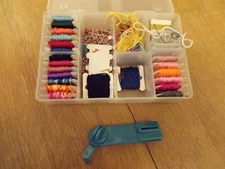 Box of Mending/Darning Cotton/Wool/Acrylic Repair/Crochette Thread/Yarn