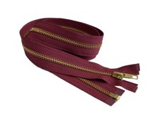 27 Inch 10 Metal Zipper YKK 5 Golden Brass Medium Weight Separating Made in USA