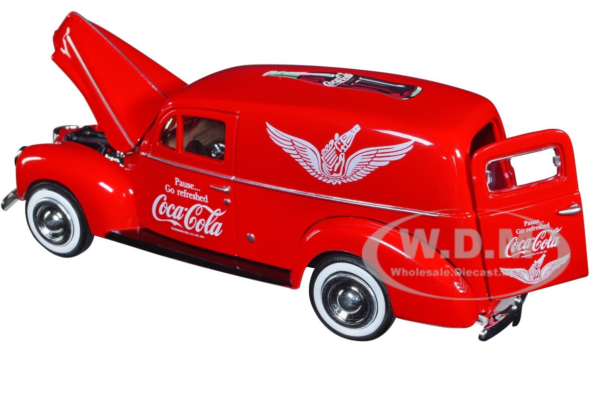 1940 FORD SEDAN CARGO VAN RED 