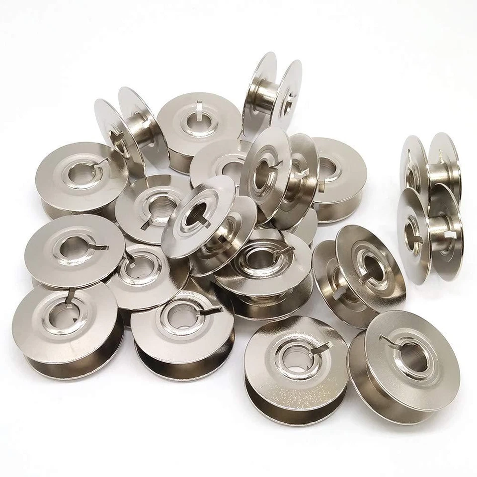 Metal Bobbins (20 Pcs)#9033NS for Pfaff 6250 6252 7510 7530 7550 7560 7562 7570 - Image 3 of 3