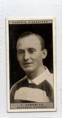 (Jg021-100) Ogdens, berühmte Rugbyspieler, J. Chadwick, 1926, #30