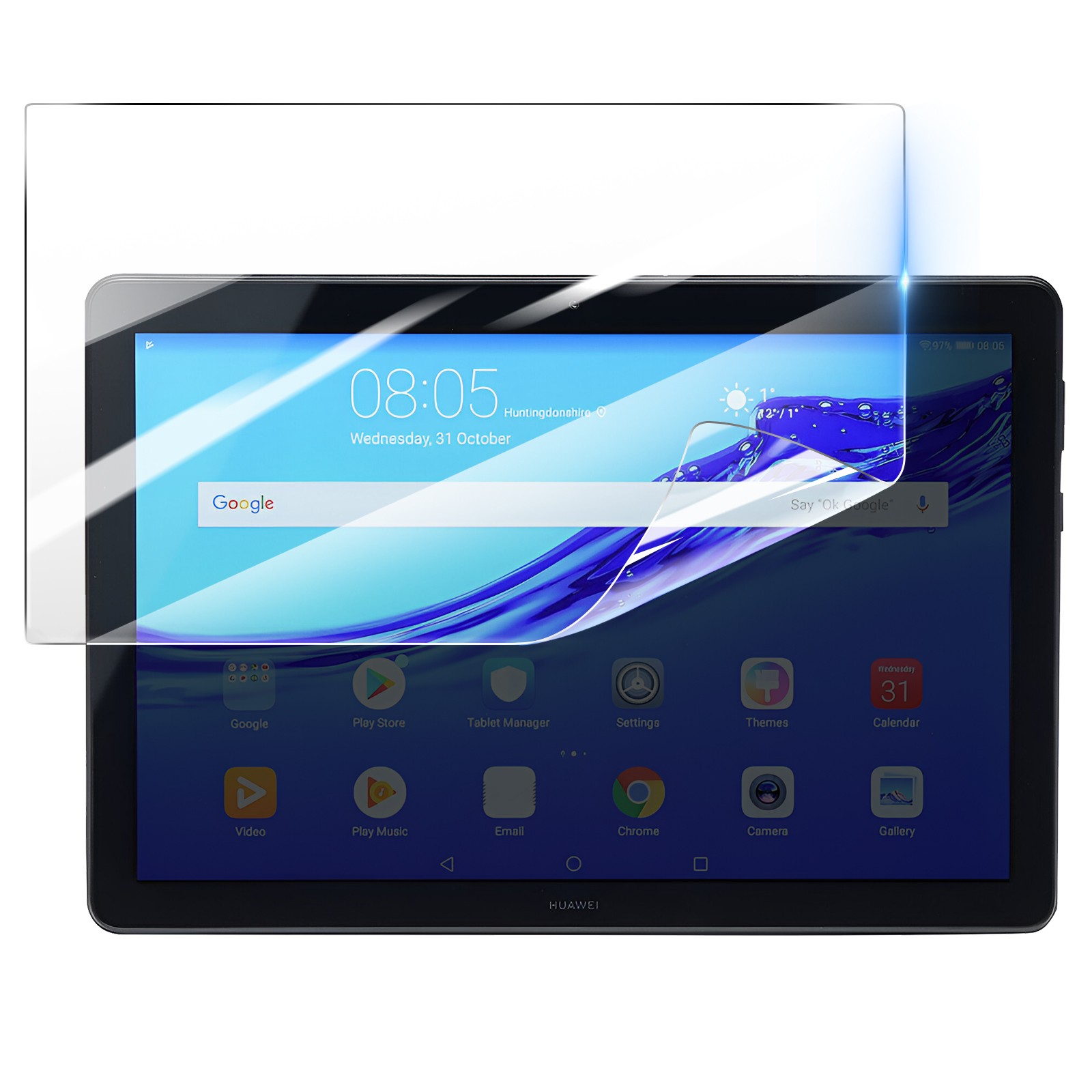 Protection écran hydrogel Huawei MediaPad T5 10'' - Idéal pour les enfants et le streaming