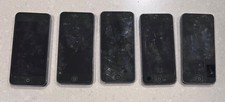 Lot of 5 Damaged Apple Space Gray iPod Touch A1574 6th Gen