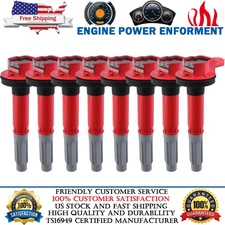 Set of 8 High Performance Ignition Coil For Ford F-150 5.0L Mustang 5.0L UF622