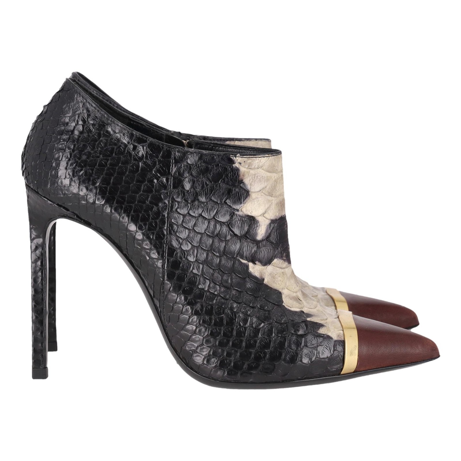 Saint Laurent Python Skin Ankle Boots - image 3
