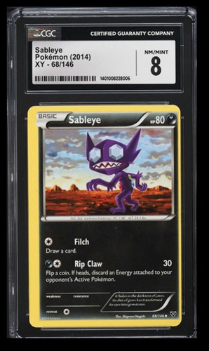 Sableye graded CGC 8 for sale on eBay