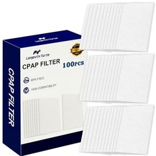 100 Packs Universal CPAP Filters Compatible with Resmed Air 10 Airsense 10 Air