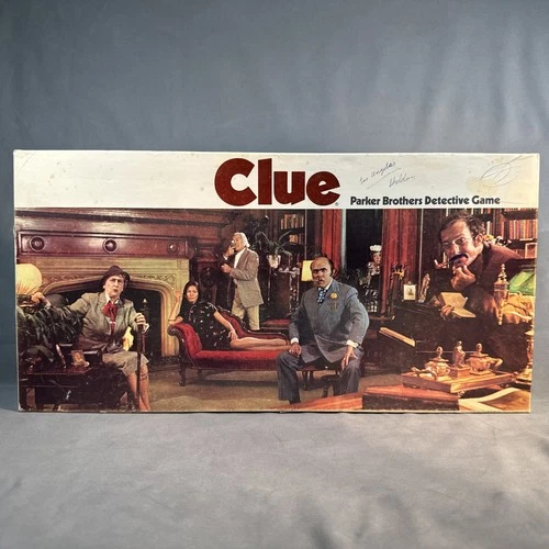 Vintage Clue 1972 Parker Bros Detective Board Game Excellent Cond. 100% Complete