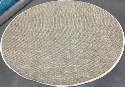 NATURAL / IVORY 7'-0'' x 7'-0'' Flaw in Rug, Reduced Price 1172682486 NF114J-7R