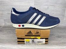 Adidas LA Trainer, Rare 1998 issue, Sz UK 11, US 11.5, EU 46, Navy & Silver