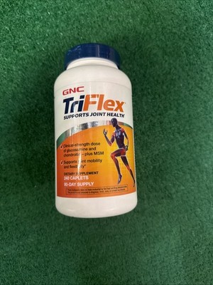 GNC TriFlex 240 Tablets Glucosamine and MSM Joint Support Supplement Exp 11/2027