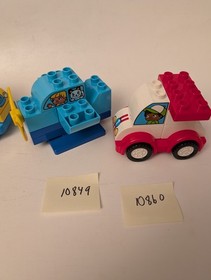 Lego Duplo 10849 My First Plane 10860 1st Race Car 10851 1st  Bus  10852 1stBird