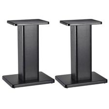 Wood Speaker Stands, 2 Pack 15.7 Inch 40cm Speaker Stand Hollowed Bases