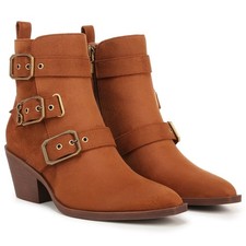 Sam & Libby Edelman Women's Finnley Whiskey Ankle Boot NW/OB 7.5M