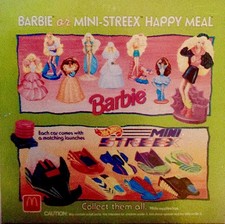1992 BARBIE / HOT WHEELS MINI-STREEX VINTAGE HAPPY MEAL by McDONALD S