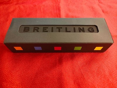 BREITLING Novelty Colorful stripe Cap type Ballpoint Pen with Box Super Rare