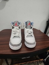 Youth  s Jordan Son of Mars White Cement Basketball Sneakers 512242-109 Size 6.5Y