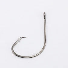 100Pcs Circle Hooks Offset Fishing Hooks Saltwater Catfish Hooks Baits 6#-9/0