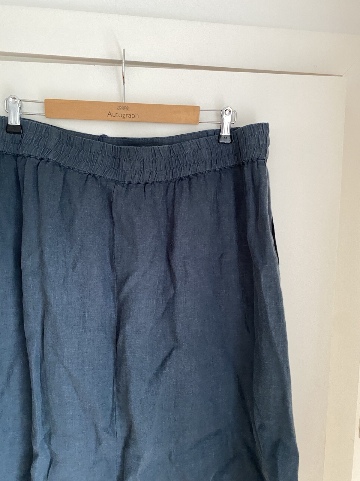 Seasalt Women's Regular Pepper Moth Linen Skirt Pool Size UK 22 Bnwt Knee Length image 10