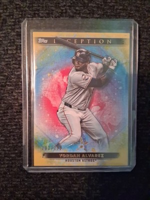 2024 Topps Inception Yordan Alvarez #86 Yellow /199 Houston Astros