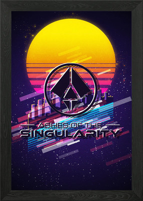 Ashes of the Singularity E Framed Wall Art Poster Canvas Print Picture
