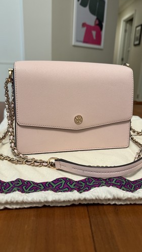 Tory Burch Robinson Convertible Shoulder Bag - Crossbody - Shell Pink