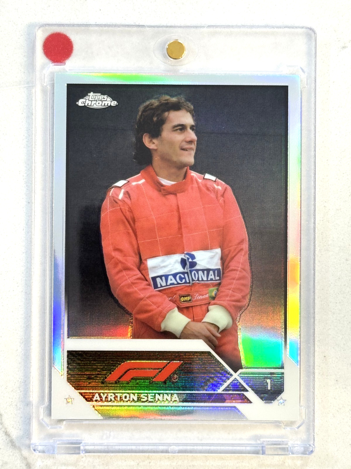 2023 Topps Chrome Formula 1 F1 #198 AYRTON SENNA Image Variation SP