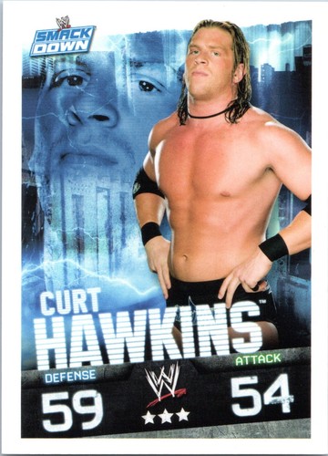 Curt Hawkins 2009 Topps WWE Slam Attax card