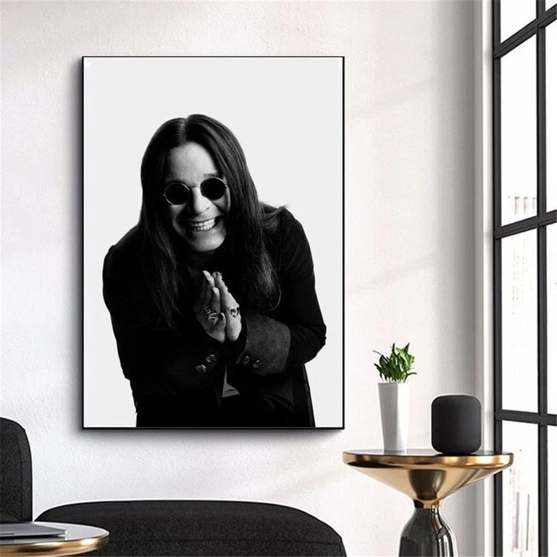 Ozzy Osbourne Tribute Poster Legendary Rock Black Sabbath Vertical Poster
