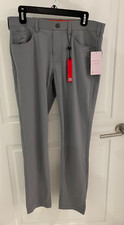 NWT Redvanly - Kent Pull-On Trouser In Shadow Grey MEDIUM 32" Performance Golf