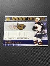 2002 PACIFIC ADRENALINE ROOKIE REPORT NO. 2 DANY HEATLEY ATLANTA THRASHERS  