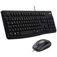 Logitech MK120 Desktop Usb Tastatur, Maus-Set SpritzwassergeschüTzt Deutsch,
