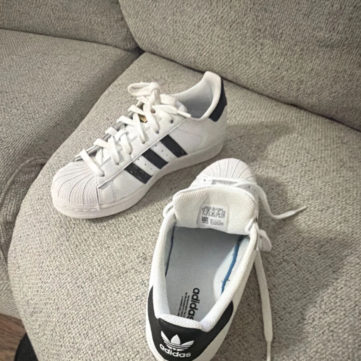 adidas gazelle silver green womens Mujer Adidas Superstar II Negro Con Naranja JQ6469 main image 1