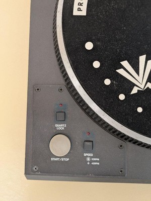 Vestax PDT-5000 Direct Drive DJ Turntable Quartz Lock Vinyl Record