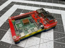 Raspberry Pi 4 Model B – 8GB – Pimoroni Rainbow Case Bundle