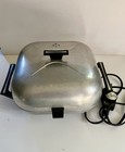 Vintage Sunbeam Vista 11" Electric Skillet Aluminum VRLB-7 Vented Tested Works