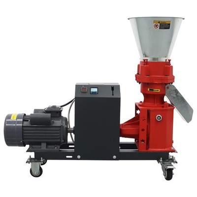 150-200KG/h Electric Chicken Feed Pellet Mill Machine 8mm Plate 220V 4Roller