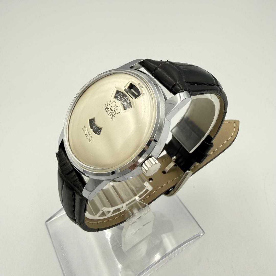HOGA DIRECTIME 9038T AUTOMATIC 17J JUMP HOUR DISC 34.5MM VINTAGE