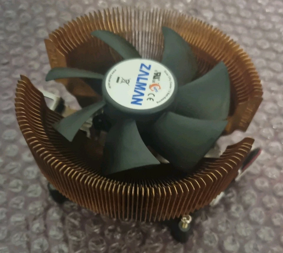 Zalman Intel CPU Cooler Copper LGA 775 1155 1156 1150 1151 1200 + AMD - Image 2 of 4
