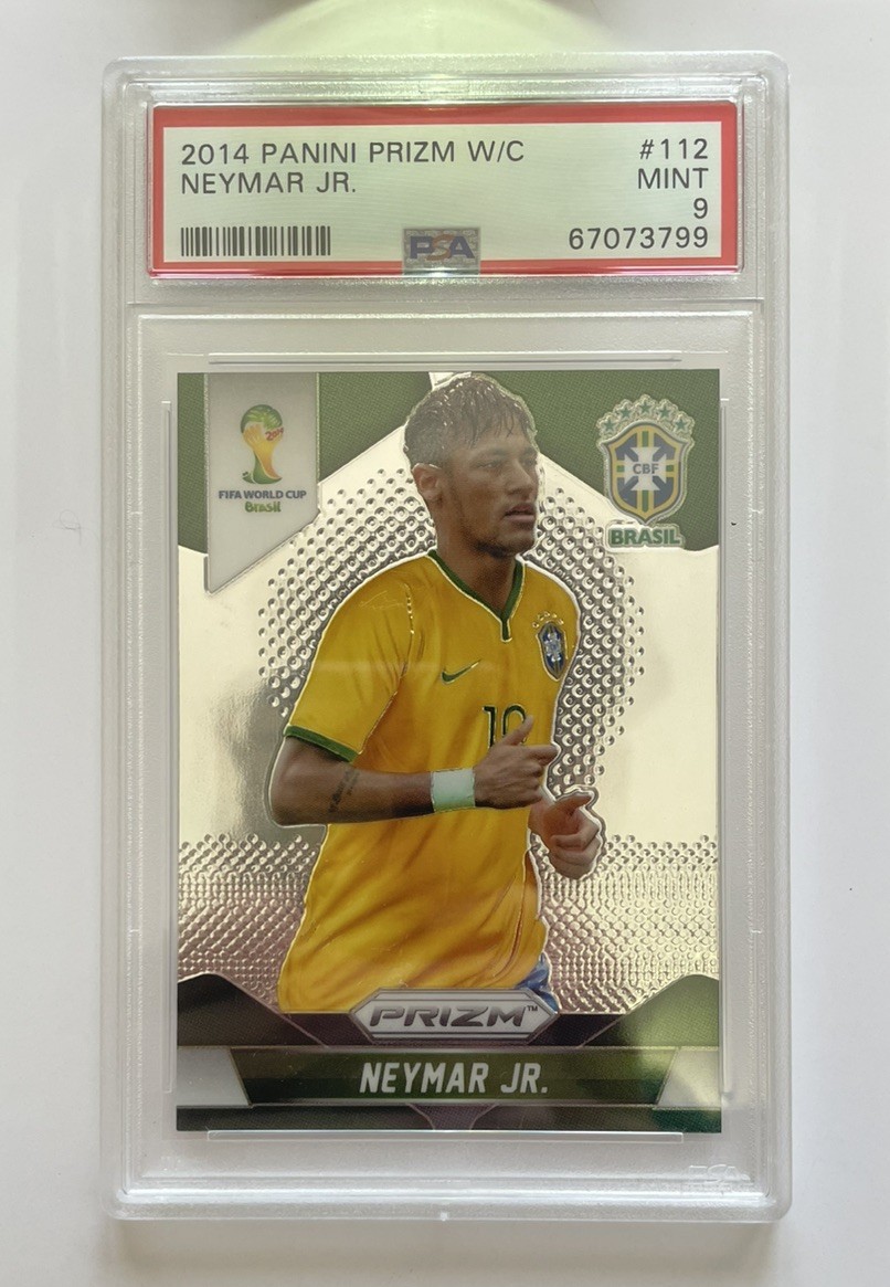 2014 Panini Prizm World Cup Neymar JR PSA 9
