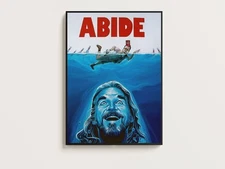 The Big Lebowski Abide Walter Sobchak Swim Bowling Movie Humor Decor Art Poster