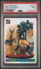 2021 Panini Donruss Downtown Troy Polamalu Steelers DT-12 PSA 9