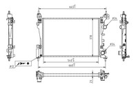 Hart 608 327 KüHler, MotorküHlung FüR Fiat,Opel