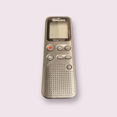 Philips DVT1110 Black Built-in 4GB Handheld Audio Tracer Digital Voice Recorder