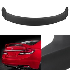 Rear Abs Black Spoiler Wing High Kick For 2013-2015 Honda Civic 4 Door Sedan Si Rear Abs Black Spoiler Wing High Kick For 2013-2015 Honda Civic 4 Door Sedan Si