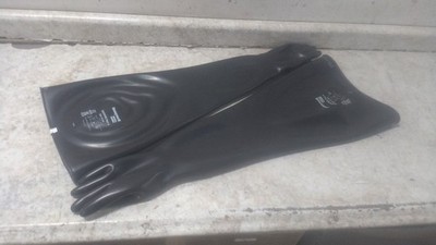 Honeywell North 8N3032/9Q Size 9-3/4 32 In L Neoprene Seamless Dry Box Gloves