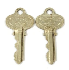 Vintage 2 Russwin Russell Erwin Co Keys