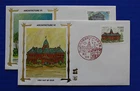 Japan (1474-1475) 1982 Architecture VI Zaso "Silk" FDCs
